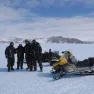 ULTIMO team posing in the field collecting meteorites