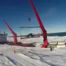 Unloading at Breid Bay