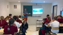 Nico Herinckx presents at Agata School in Brussels