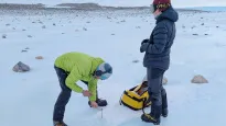 FROID scientists at the Nansen Blue Ice Feild