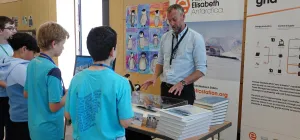 Henri Robert from IPF at the St George's International School's Ocean Symposium