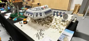 Lego model of PEA at Skærbæk Fan Weekend in Denmark