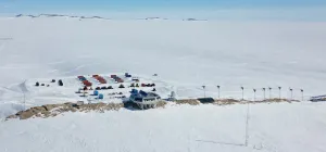 View of PEA from above taken by drone